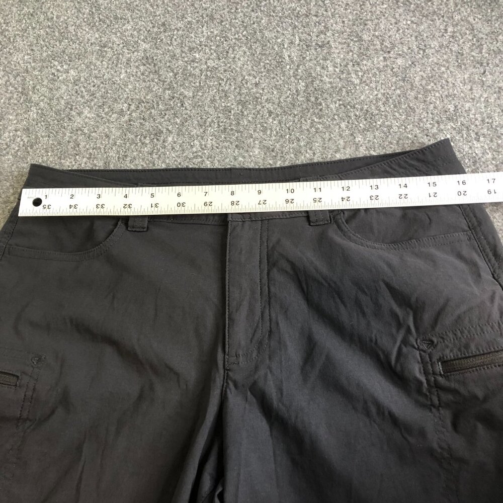 Eddie Bauer First Ascent Shorts Womens 10 Black Hiking Stretch Lightweight - Picture 5 of 10